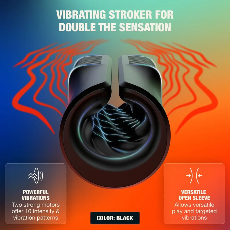 Arcwave Zing Masturbator mit 2 Vibrationsmotoren – Schwarz