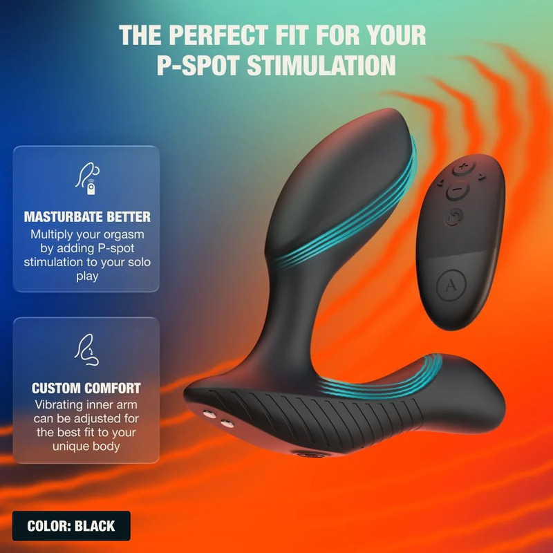 Arcwave Perk Prostata-Vibrator mit Fernbedienung – Schwarz