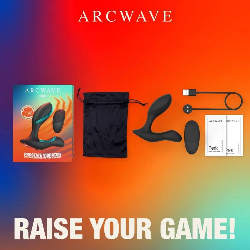 Arcwave Perk Prostata-Vibrator mit Fernbedienung – Schwarz