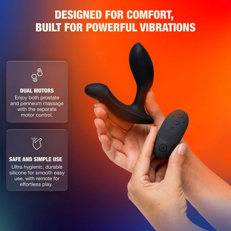 Arcwave Perk Prostata-Vibrator mit Fernbedienung – Schwarz