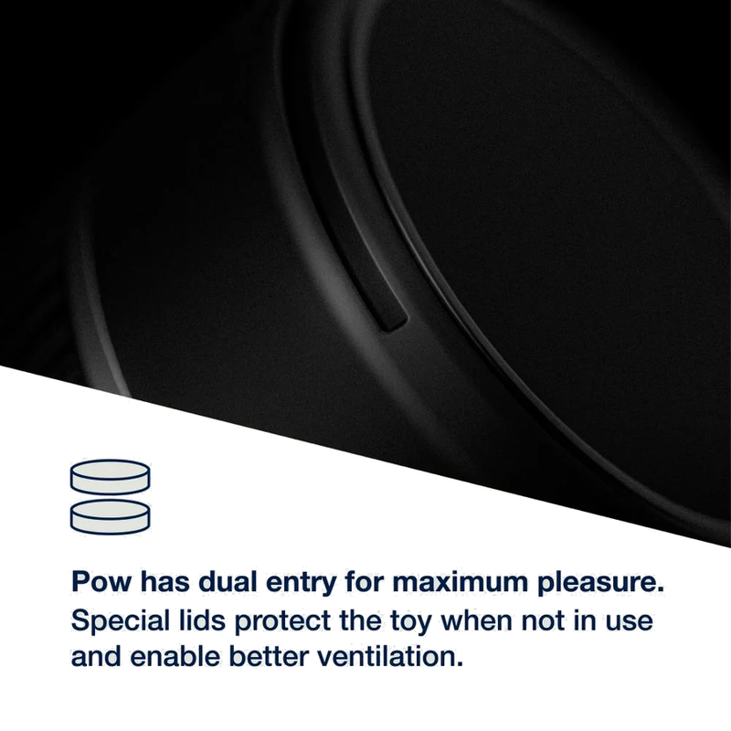 Arcwave Pow Masturbator mit Saugkontrolle – Schwarz