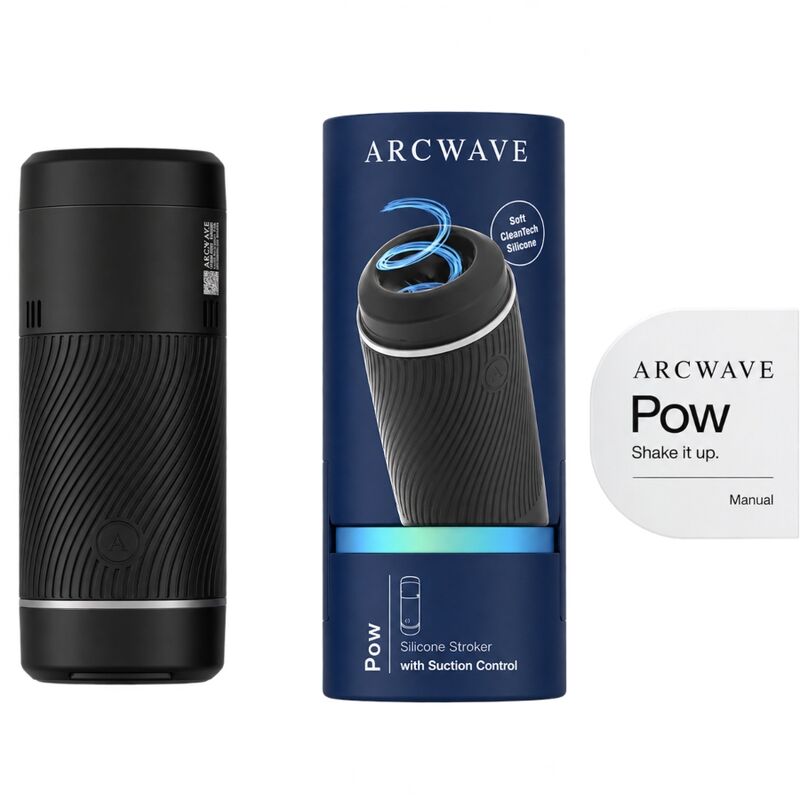 Arcwave Pow Masturbator mit Saugkontrolle – Schwarz