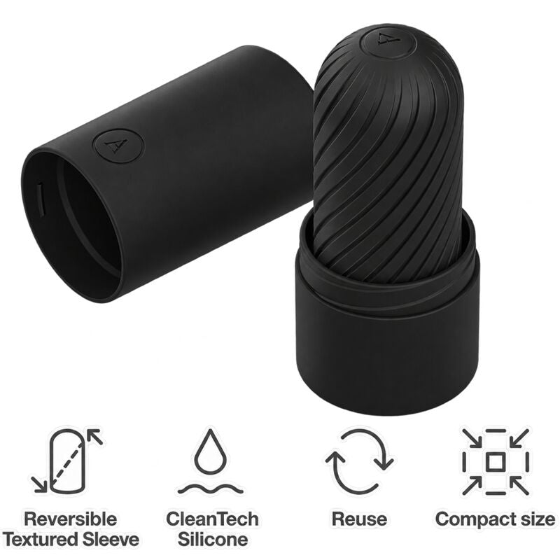 Arcwave Ghost wendbarer Silikon-Masturbator – Schwarz