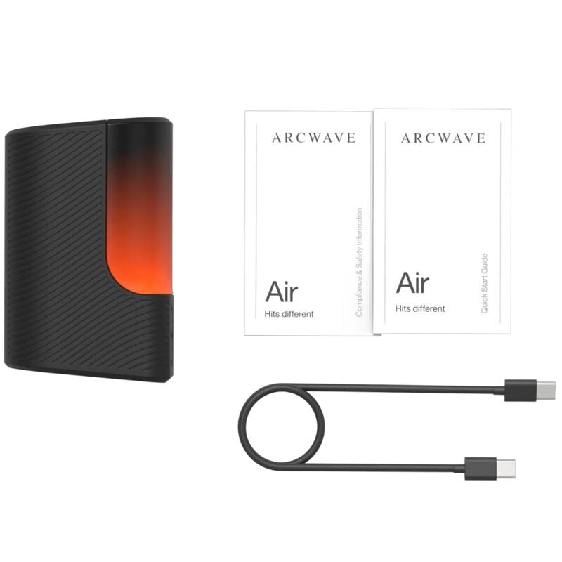Arcwave Air Masturbator mit 6 Luftimpuls-Intensitäten – Schwarz