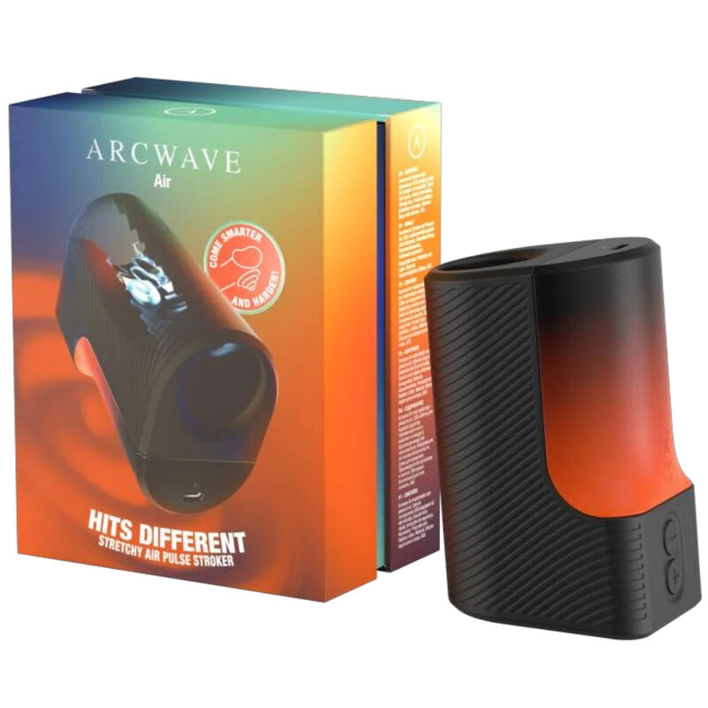 Arcwave Air Masturbator mit 6 Luftimpuls-Intensitäten – Schwarz