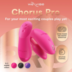 We-Vibe Chorus Pro Paarvibrator mit Fusion Wave – Elektrisches Pink