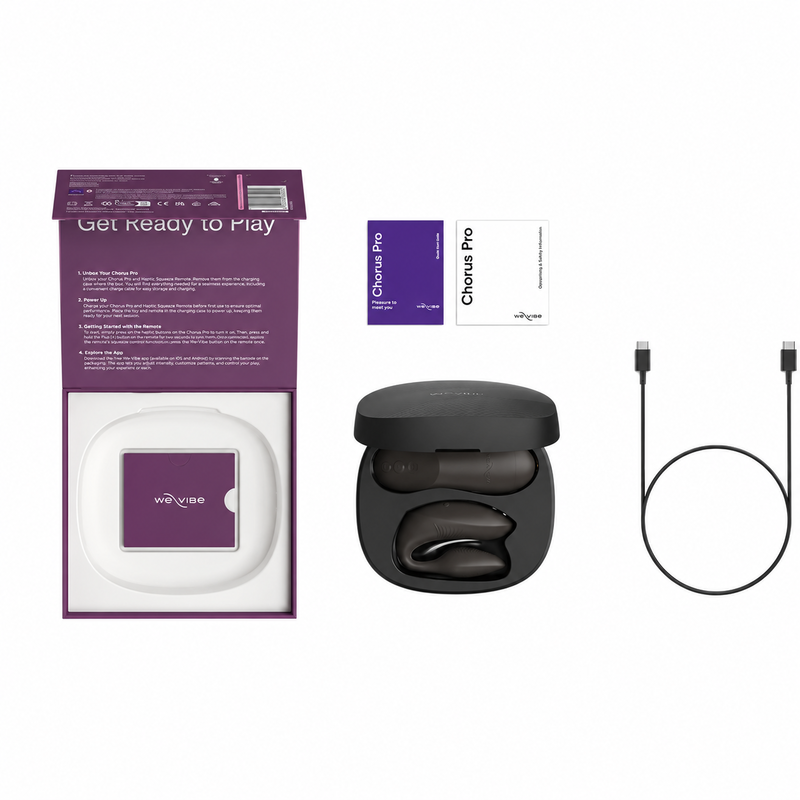 We-Vibe Chorus Pro Paarvibrator mit Fusion Wave – Satin-Schwarz