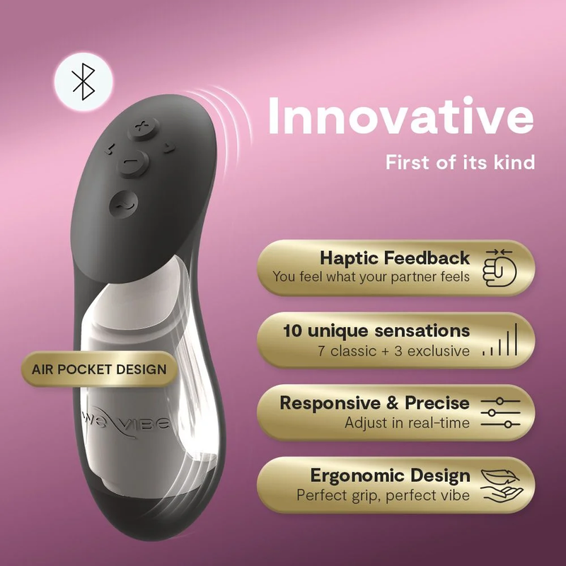 We-Vibe Chorus Pro Paarvibrator mit Fusion Wave – Satin-Schwarz