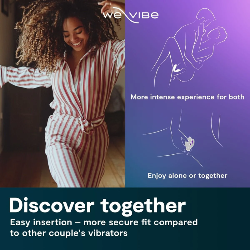 We-Vibe Sync O Paarvibrator mit O-förmigem Innenarm – Helllila