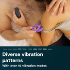 We-Vibe Sync O Paarvibrator mit O-förmigem Innenarm – Helllila
