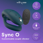 We-Vibe Sync 2 Paarvibrator mit App & Fernbedienung – Samtgrün