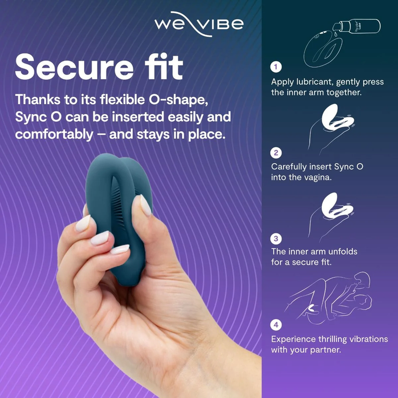 We-Vibe Sync 2 Paarvibrator mit App & Fernbedienung – Samtgrün