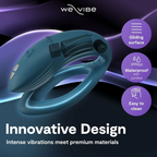 We-Vibe Sync 2 Paarvibrator mit App & Fernbedienung – Samtgrün