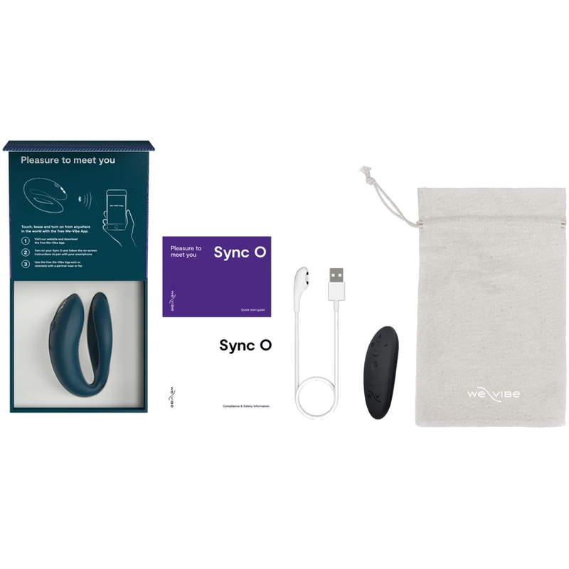 We-Vibe Sync 2 Paarvibrator mit App & Fernbedienung – Samtgrün
