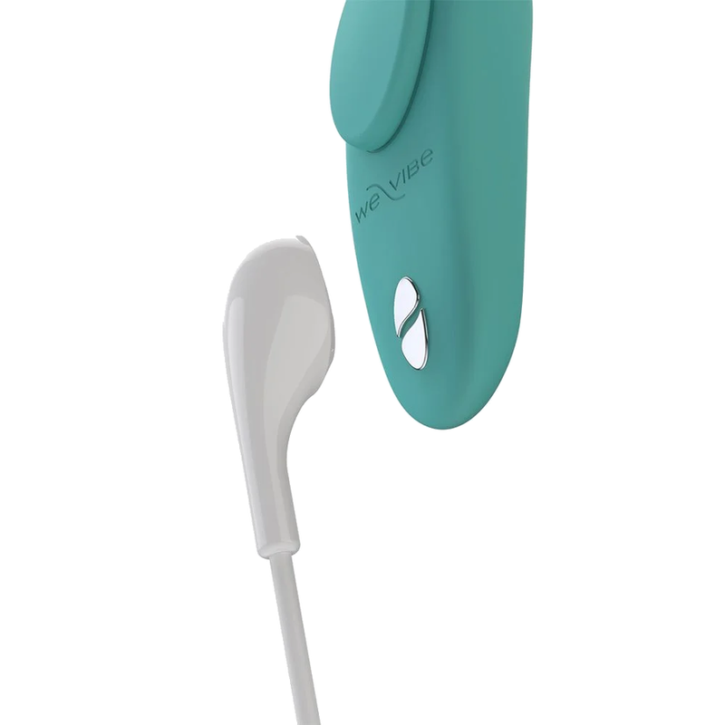 We-Vibe Moxie+ Slip-Vibrator mit Magnetclip & App – Aqua