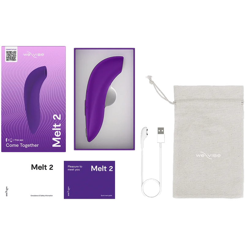 We-Vibe Melt 2 Luftdruck-Klitorisstimulator mit App – Lila