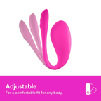 We-Vibe Jive 2 tragbares Vibro-Ei mit App & Fernbedienung – Pink