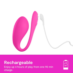 We-Vibe Jive 2 tragbares Vibro-Ei mit App & Fernbedienung – Pink