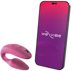 We-Vibe Sync 2 in Rosa neben Smartphone mit App