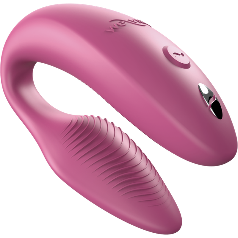 We-Vibe Sync 2 Paarvibrator in Rosa – C-förmige Ansicht