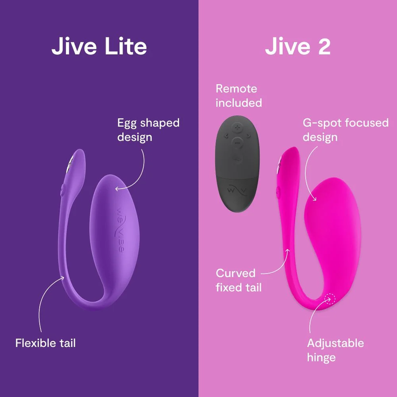 We-Vibe Jive Lite Vibro-Ei mit App-Steuerung – Lila