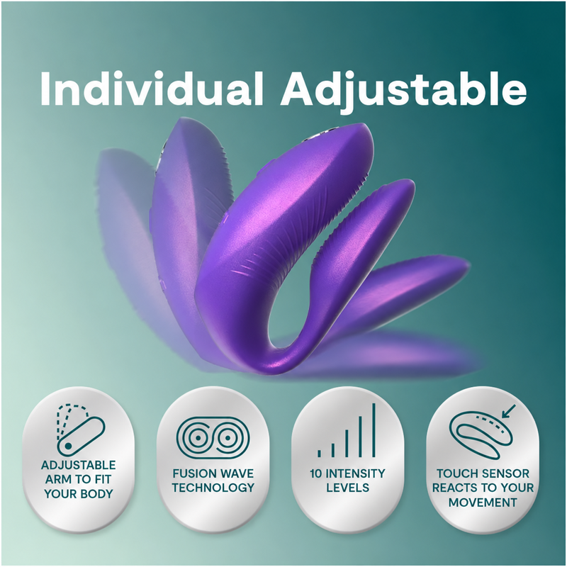 We-Vibe Chorus Pro Paarvibrator mit Fusion Wave – Cosmic Purple