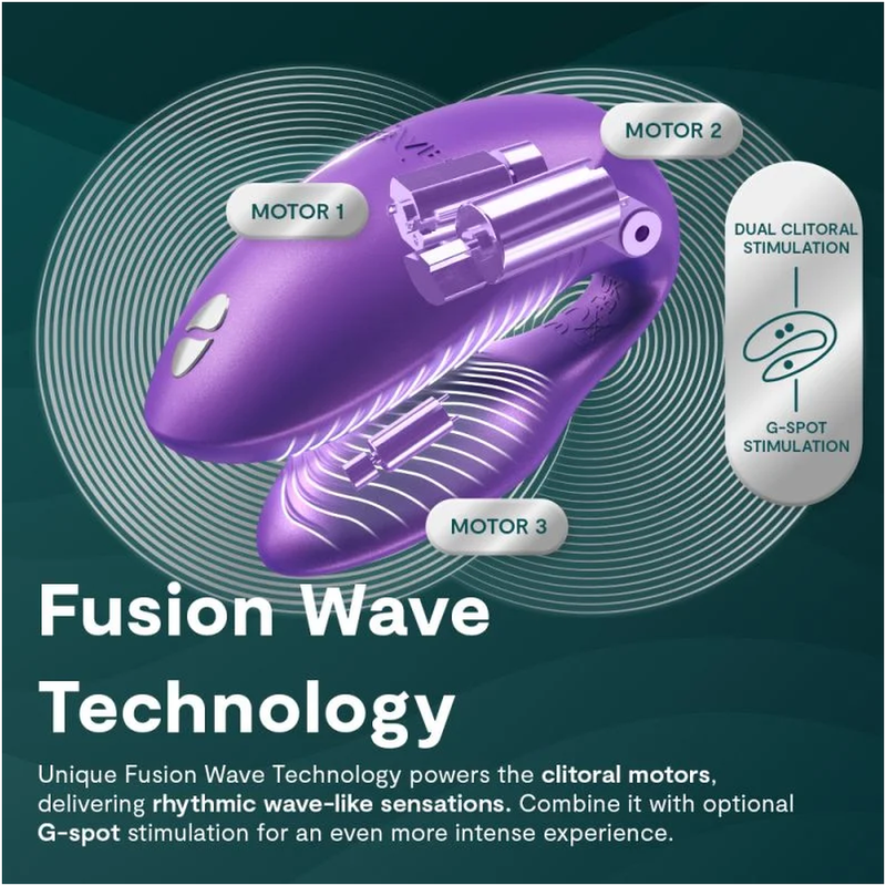 We-Vibe Chorus Pro Paarvibrator mit Fusion Wave – Cosmic Purple
