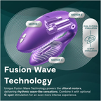 We-Vibe Chorus Pro Paarvibrator mit Fusion Wave – Cosmic Purple