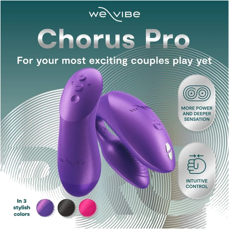 We-Vibe Chorus Pro Paarvibrator mit Fusion Wave – Cosmic Purple