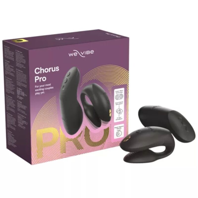 We-Vibe Chorus Pro Paarvibrator mit Fusion Wave – Satin-Schwarz