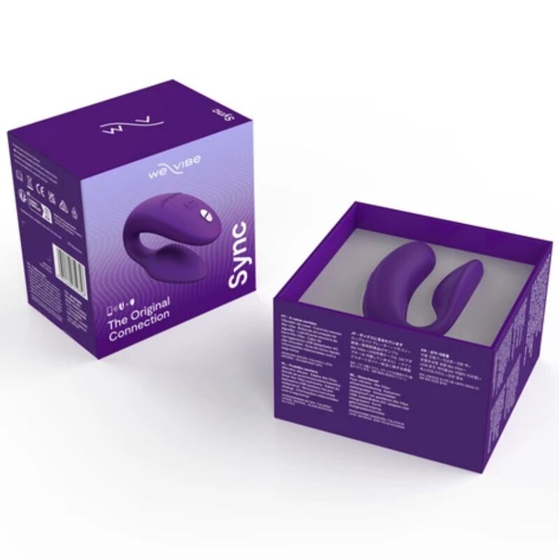 We-Vibe Sync 2 Paarvibrator mit App & Fernbedienung – Lila