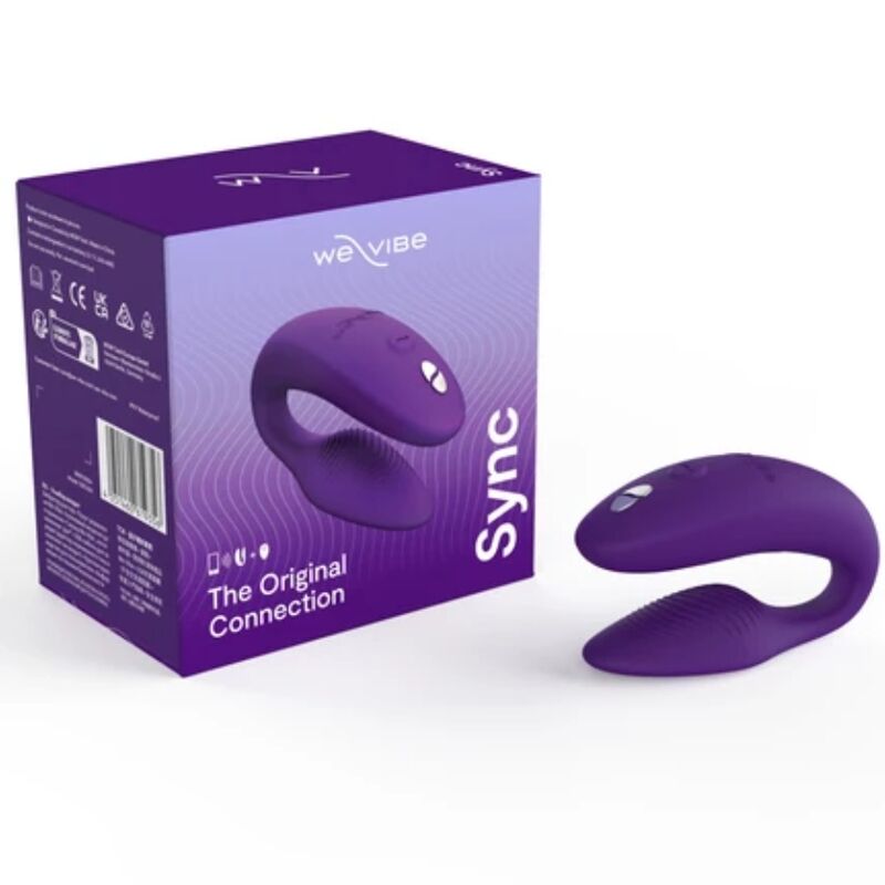 We-Vibe Sync 2 Paarvibrator mit App & Fernbedienung – Lila