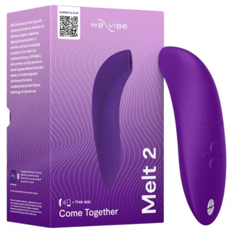 We-Vibe Melt 2 Luftdruck-Klitorisstimulator mit App – Lila