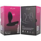 We-Vibe Ditto+ vibrierender Analplug mit App & Fernbedienung – Schwarz