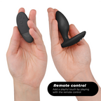 We-Vibe Ditto+ vibrierender Analplug mit App & Fernbedienung – Schwarz