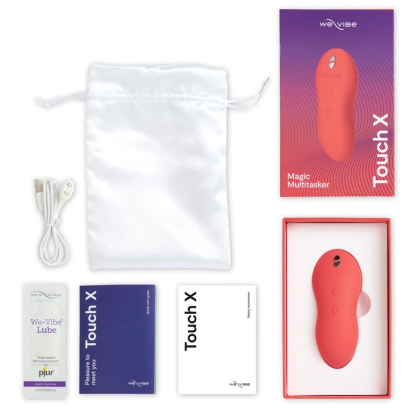 We-Vibe Touch X Klitorisvibrator mit 7 Mustern – Coral