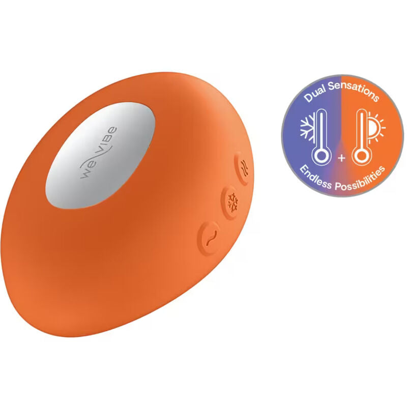 We-Vibe Temp Auflegevibrator mit Wärme und Kühlung – Mandarine