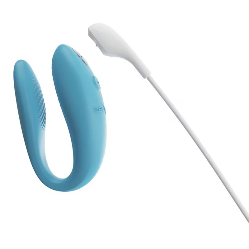 We-Vibe Sync Go Paarvibrator mit App und Reiseetui – Türkis
