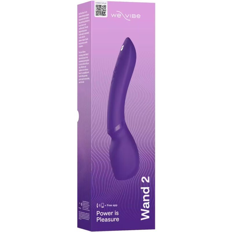 We-Vibe Wand 2 Massagestab mit App und Smart Silence – Lila