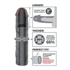 FANTASY X- TENSIONS - MEGA 3 VERLÄNGERUNG SCHWARZ - Vanelion Paradise