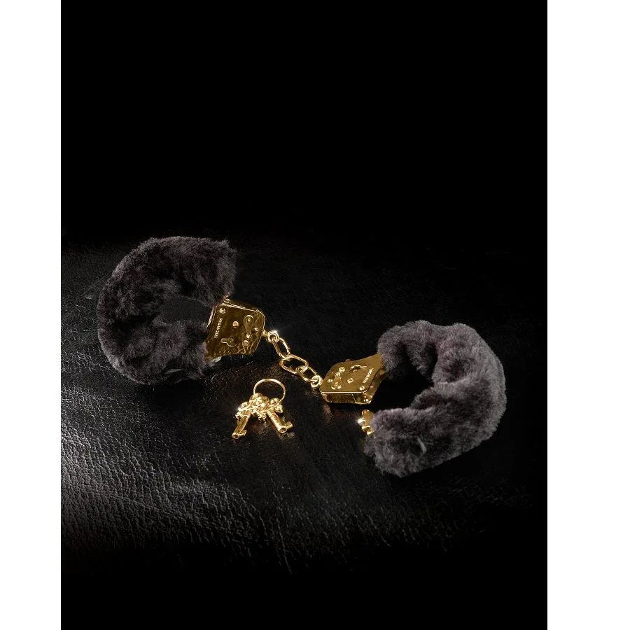 FETISH FANTASY GOLD - DELUXE FURRY CUFFS - Vanelion Paradise