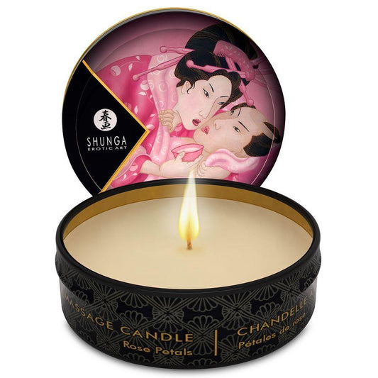 SHUNGA - MINI CARESS BY CANDELIGHT ROSES MASSAGEKERZE 30 ML