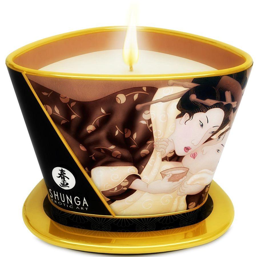 SHUNGA - MINI CARESS BY CANDELIGHT SCHOKOLADENMASSAGEKERZE 170 ML