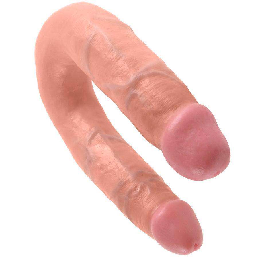 KING COCK - DOPPELPENETRATIONSDILDO 13.9 CM NATÜRLICH - Vanelion Paradise