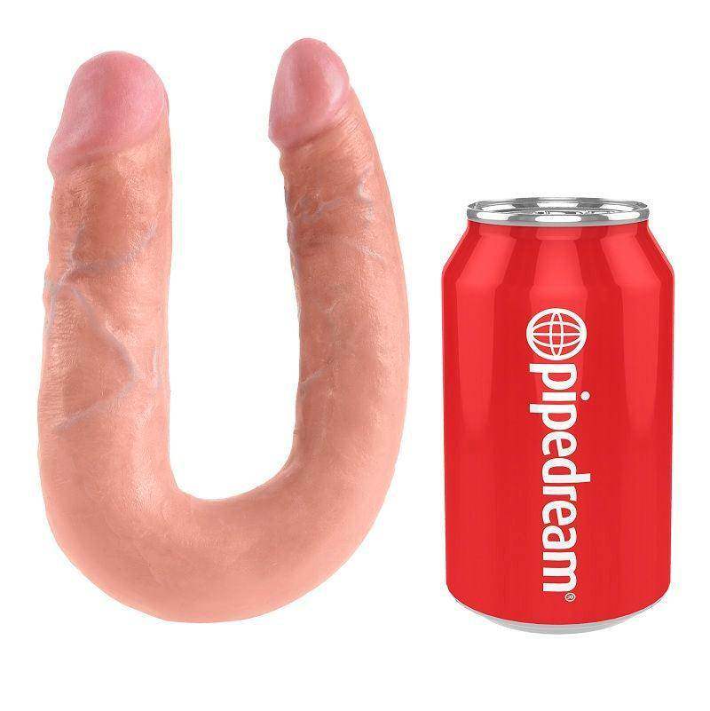 KING COCK - DOPPELPENETRATIONSDILDO 13.9 CM NATÜRLICH - Vanelion Paradise
