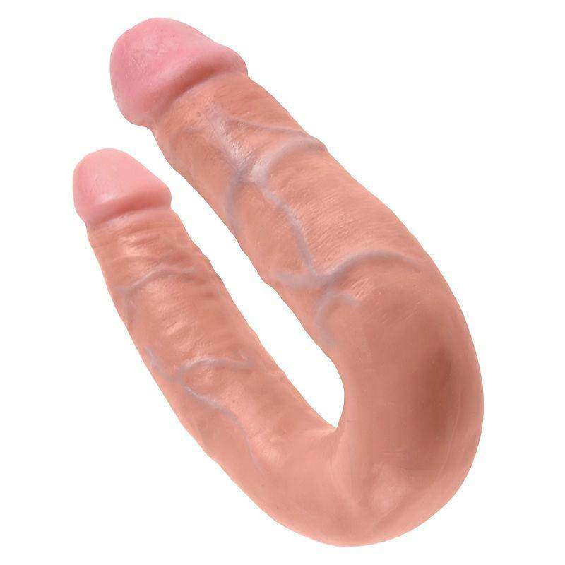 KING COCK - DOPPELPENETRATIONSDILDO 13.9 CM NATÜRLICH - Vanelion Paradise