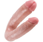 KING COCK - DOPPELPENETRATIONSDILDO 17.8 CM NATÜRLICH - Vanelion Paradise