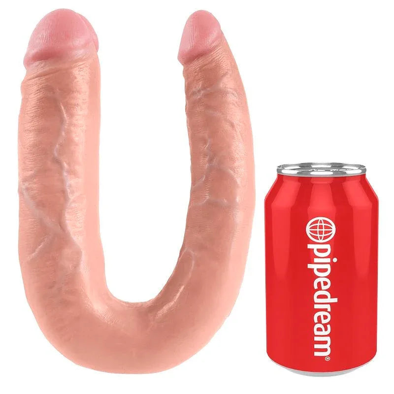 KING COCK - DOPPELPENETRATIONSDILDO 17.8 CM NATÜRLICH - Vanelion Paradise
