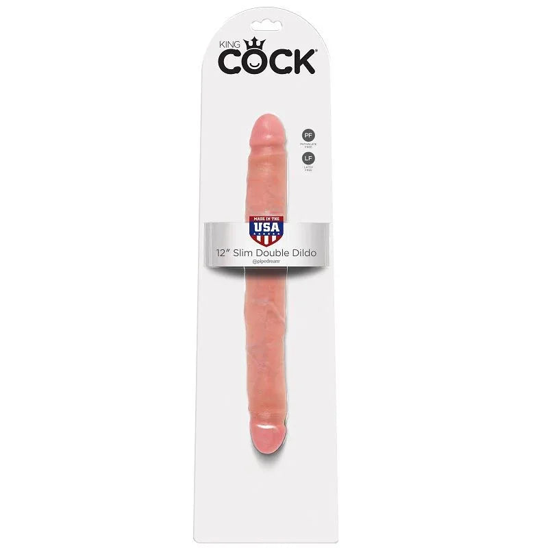 KING COCK - SCHLANKER DOPPELDILDO 30 CM - Vanelion Paradise