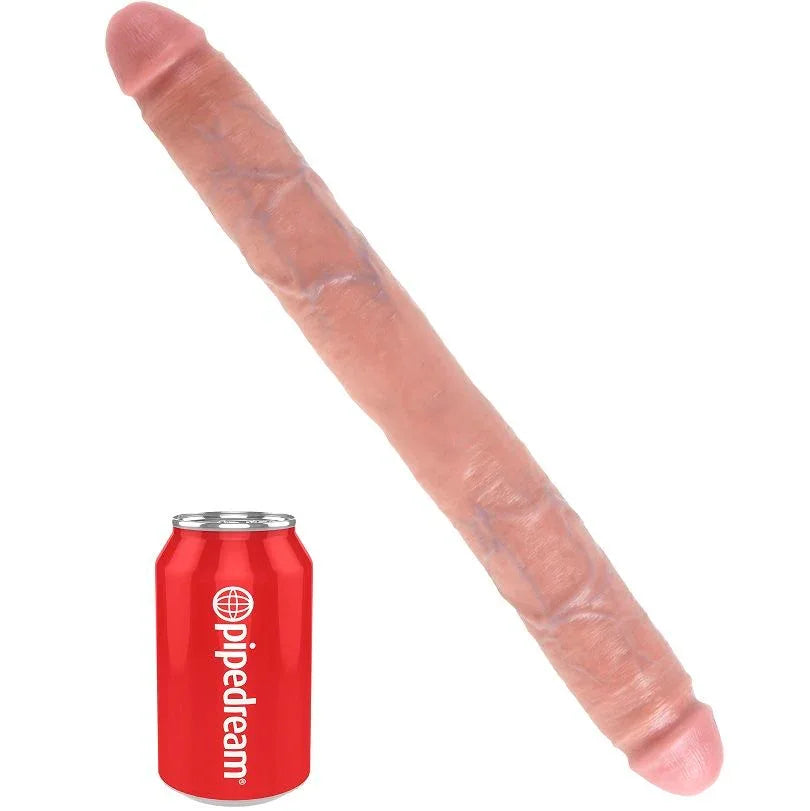 KING COCK - DICKES DOPPELDILDO FLEISCH 40.6 CM - Vanelion Paradise